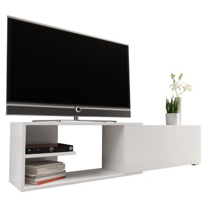 TV Stół CLIF 40x180 cm biały