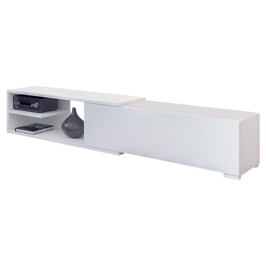 TV Stół CLIF 40x180 cm biały