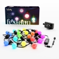 Twinkly - LED RGB Ściemnialny zewnętrzny łańcuch ozdobny FESTOON 20xLED 14m IP44 Wi-Fi
