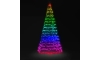 Twinkly - LED RGB Zewnętrzna choinka bożonarodzeniowa LIGHT TREE 450xLED 3m IP44 Wi-Fi