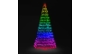 Twinkly - LED RGB Zewnętrzna choinka bożonarodzeniowa LIGHT TREE 750xLED 4m IP44 Wi-Fi