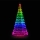 Twinkly - Przyciemniana choinka na zewnątrz LED RGBW LIGHT TREE 1000xLED 6 m IP44 Wi-Fi