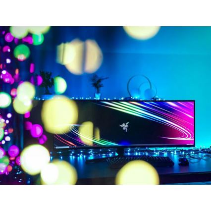 Twinkly - LED RGB Ściemnialny zewnętrzny łańcuch bożonarodzeniowy CLUSTER 400xLED 9,5m IP44 Wi-Fi