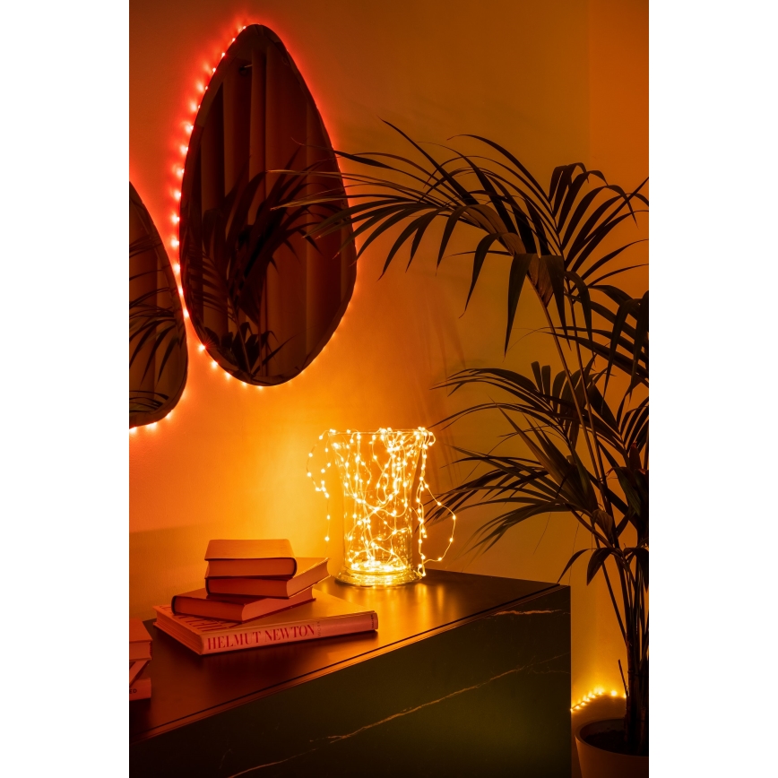 Twinkly - LED RGB ściemnialny łańcuch świąteczny DOTS 60 diod LED 7 m USB Wi-Fi