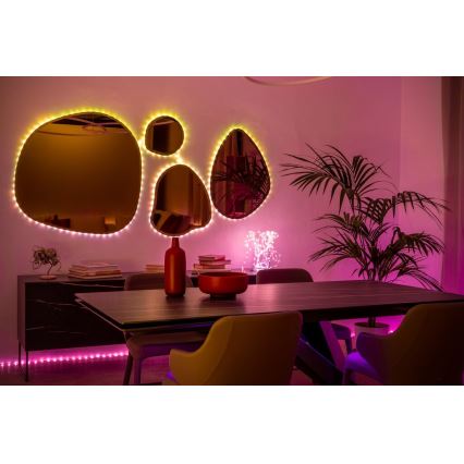 Twinkly - LED RGB zewnętrzna taśma ściemnialna DOTS 200xLED 10 m IP44 WiFi