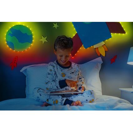 Twinkly - LED RGB zewnętrzna taśma ściemnialna DOTS 200xLED 10 m IP44 WiFi