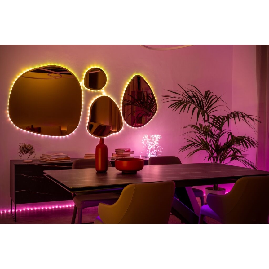 Twinkly - LED RGB zewnętrzna taśma ściemnialna DOTS 400xLED 20 m IP44 Wi-Fi