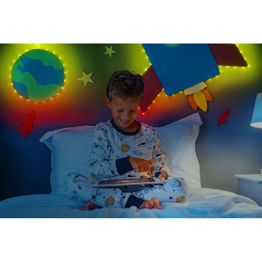 Twinkly - LED RGB zewnętrzna taśma ściemnialna DOTS 400xLED 20 m IP44 Wi-Fi