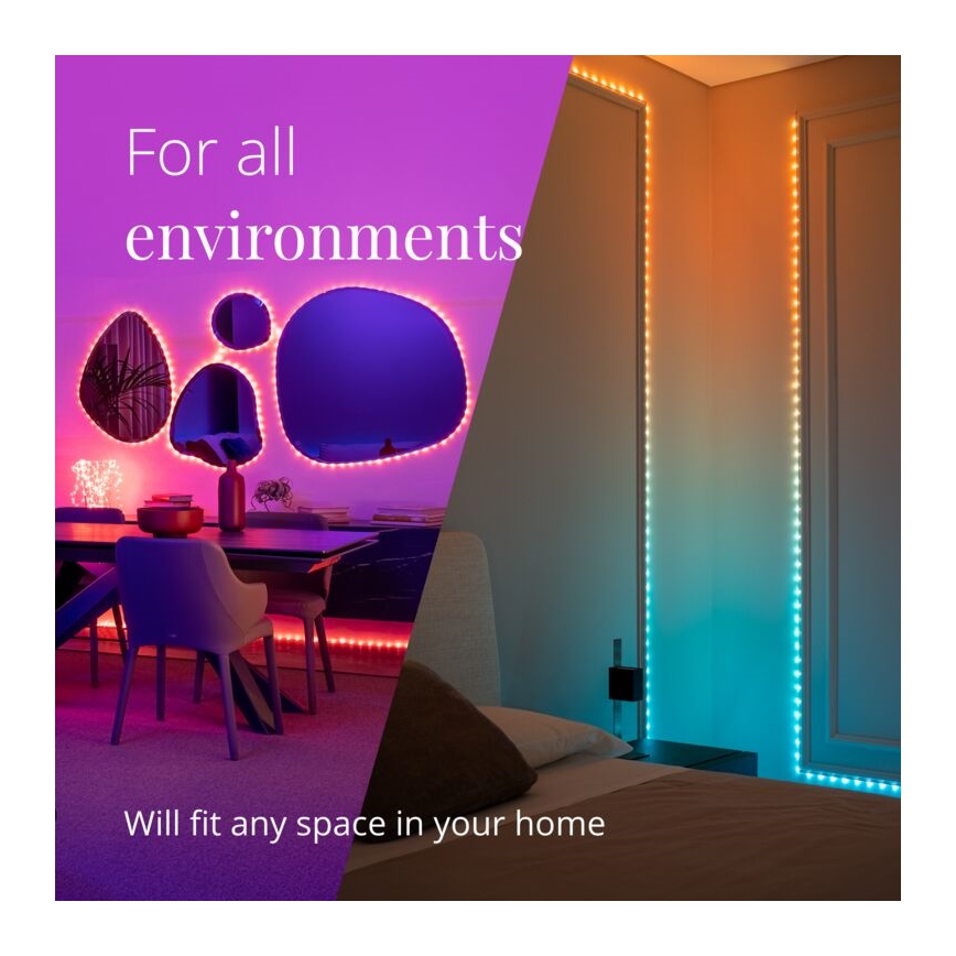Twinkly - LED RGB zewnętrzna taśma ściemnialna DOTS 400xLED 20 m IP44 Wi-Fi
