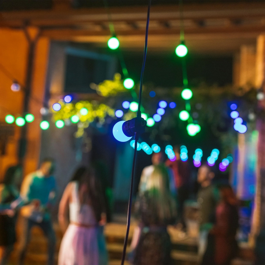Twinkly - LED RGB Ściemnialny zewnętrzny łańcuch ozdobny FESTOON 20xLED 14m IP44 Wi-Fi
