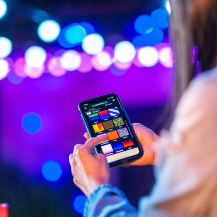 Twinkly - LED RGB Ściemnialny zewnętrzny łańcuch ozdobny FESTOON 20xLED 14m IP44 Wi-Fi