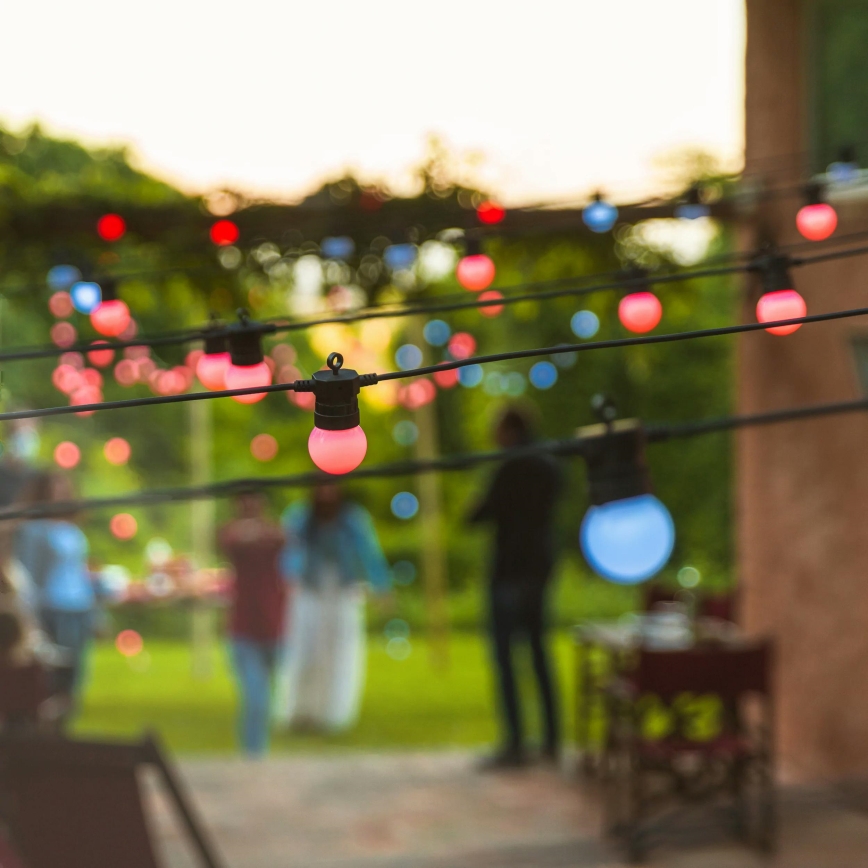 Twinkly - LED RGB Ściemnialny zewnętrzny łańcuch ozdobny FESTOON 20xLED 14m IP44 Wi-Fi