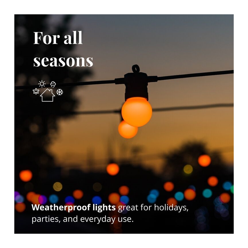 Twinkly - LED RGB Ściemnialny zewnętrzny łańcuch ozdobny FESTOON 20xLED 14m IP44 Wi-Fi