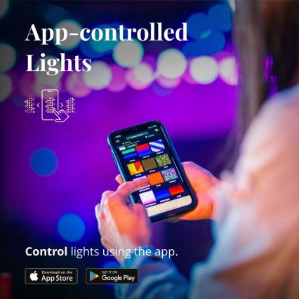 Twinkly - LED RGB Ściemnialny zewnętrzny łańcuch ozdobny FESTOON 20xLED 14m IP44 Wi-Fi