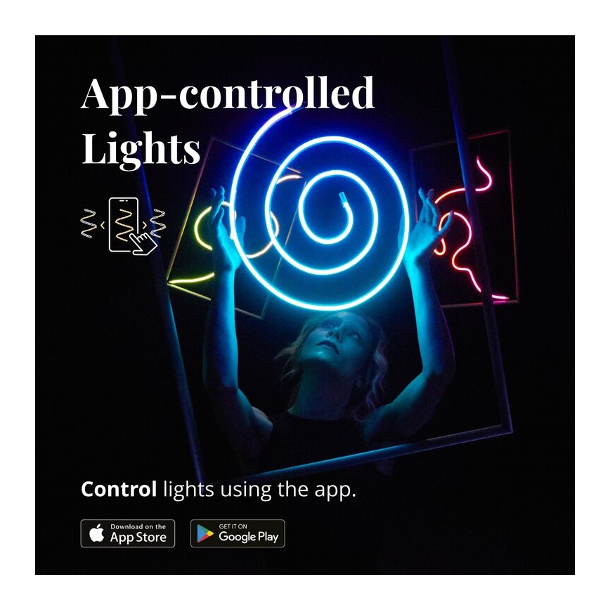 Twinkly - LED RGB Taśma ściemnialna FLEX 200xLED 2 m Wi-Fi