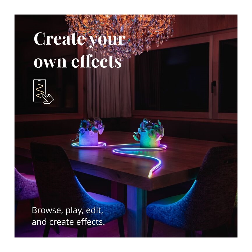 Twinkly - LED RGB Taśma ściemnialna FLEX 200xLED 2 m Wi-Fi