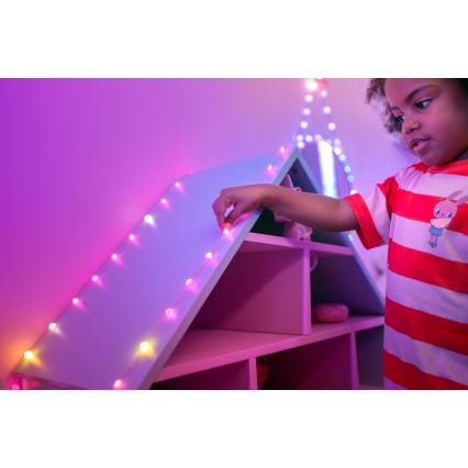 Twinkly - ściemnialny łańcuch LED RGB CANDIES, 100 diod LED, 8 m, USB, Wi-Fi