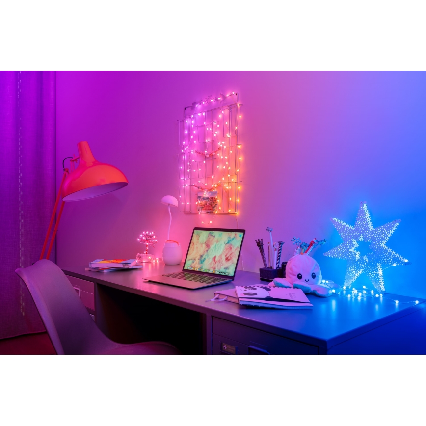 Twinkly - LED RGB Ściemnialny Łańcuch świąteczny CANDIES 100xLED 8 m USB Wi-Fi