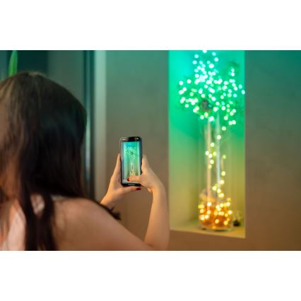 Twinkly - LED RGB Ściemnialny Łańcuch świąteczny CANDIES 100xLED 8 m USB Wi-Fi