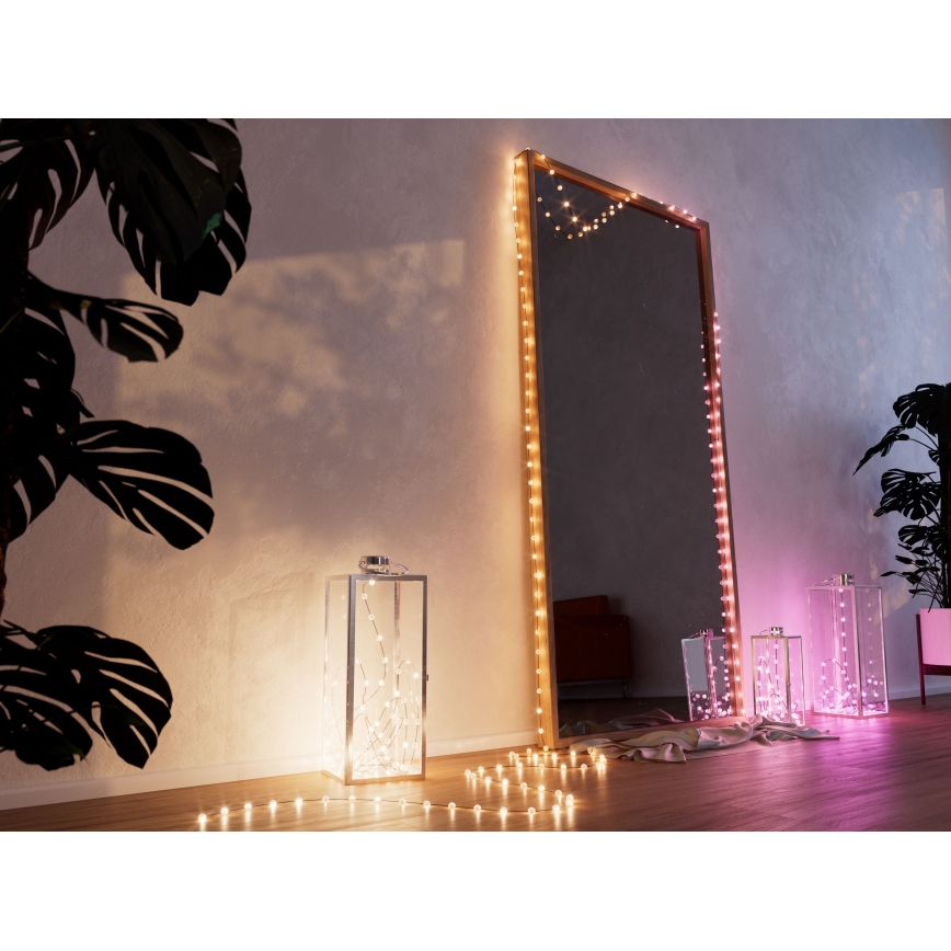 Twinkly - LED RGB Ściemnialny Łańcuch świąteczny CANDIES 100xLED 8 m USB Wi-Fi