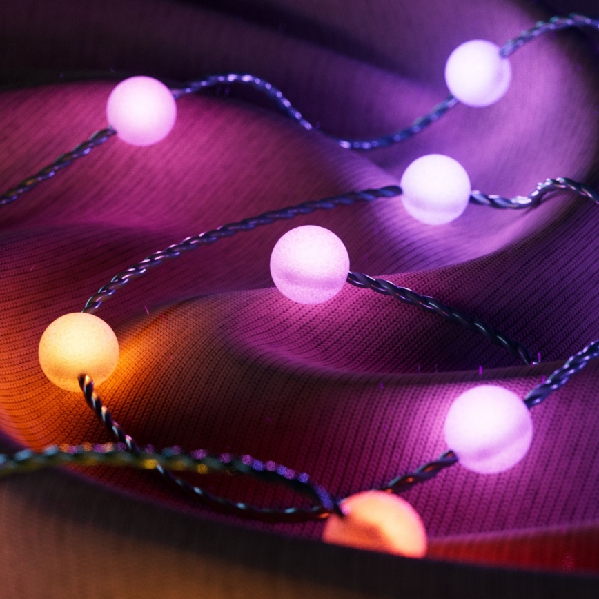 Twinkly - LED RGB Ściemnialny Łańcuch świąteczny CANDIES 100xLED 8 m USB Wi-Fi