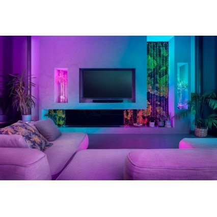 Twinkly - LED RGB Ściemnialny łańcuch bożonarodzeniowy CANDIES 100xLED 8 m USB Wi-Fi
