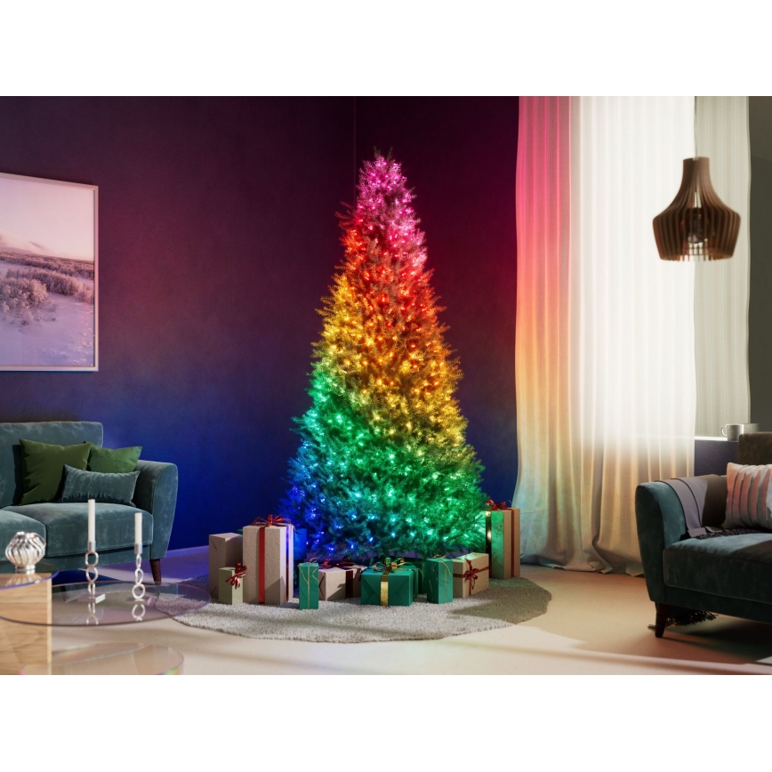 Twinkly - LED RGB ściemnialny łańcuch świąteczny CANDIES 100xLED 8 m USB Wi-Fi