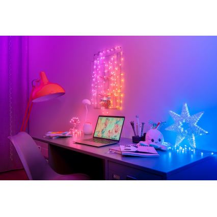 Twinkly - ściemnialny łańcuch świetlny LED RGB CANDIES, 200 diod LED, 14 m, USB, Wi-Fi