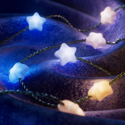 Twinkly - ściemnialny łańcuch świetlny LED RGB CANDIES, 200 diod LED, 14 m, USB, Wi-Fi