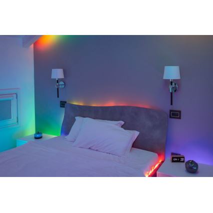 Twinkly - LED RGB Ściemnialna taśma przedłużająca LINE 100xLED 1,5 m Wi-Fi