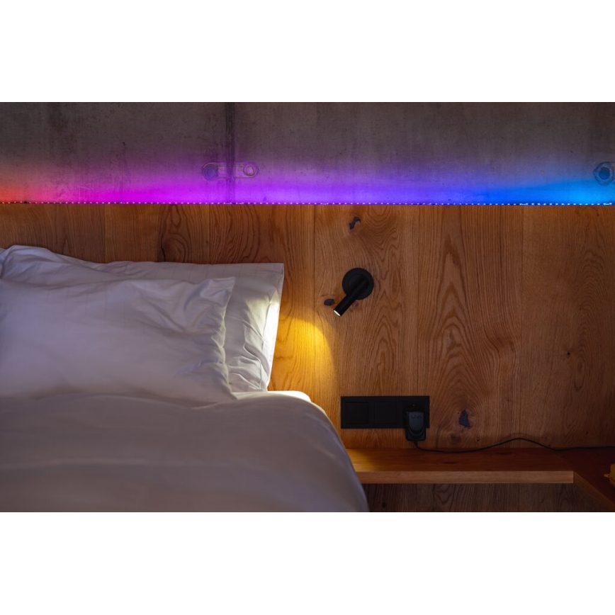 Twinkly - LED RGB Ściemnialna taśma przedłużająca LINE 100xLED 1,5 m Wi-Fi