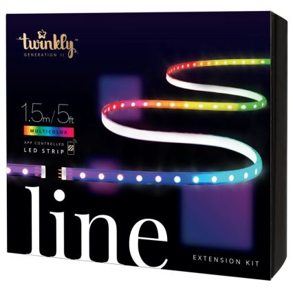 Twinkly - LED RGB Ściemnialna taśma przedłużająca LINE 100xLED 1,5 m Wi-Fi