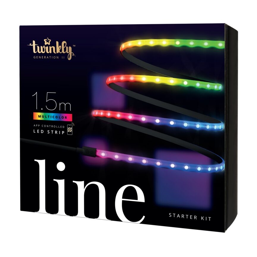 Twinkly - LED RGB Taśma ściemnialna LINE 100xLED 1,5 m Wi-Fi
