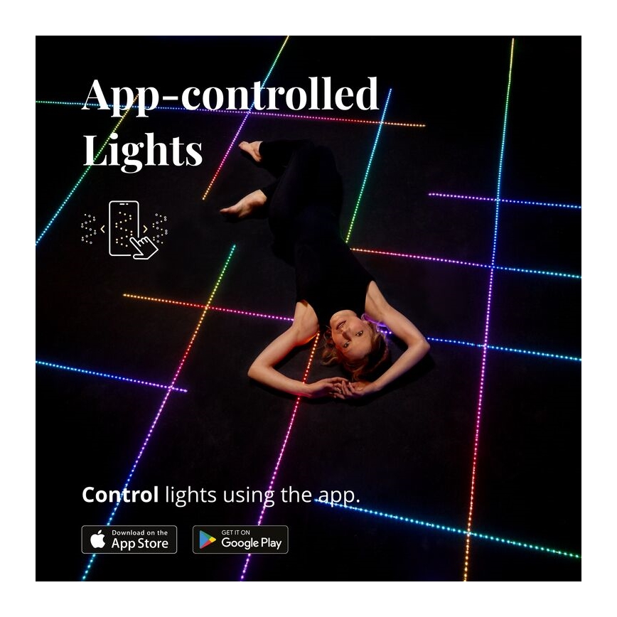 Twinkly - LED RGB Taśma ściemnialna LINE 100xLED 1,5 m Wi-Fi