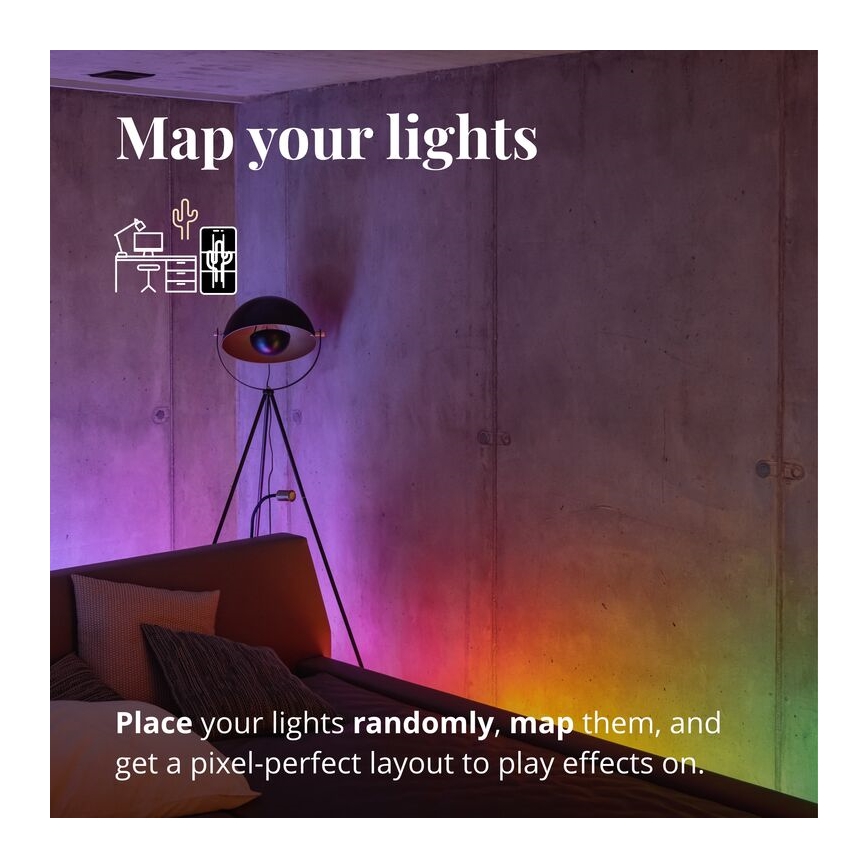 Twinkly - LED RGB Taśma ściemnialna LINE 100xLED 1,5 m Wi-Fi