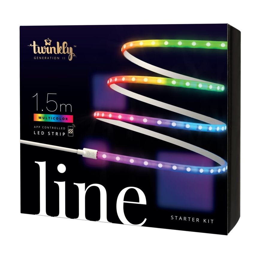 Twinkly - LED RGB Taśma ściemnialna LINE 100xLED 1,5 m Wi-Fi