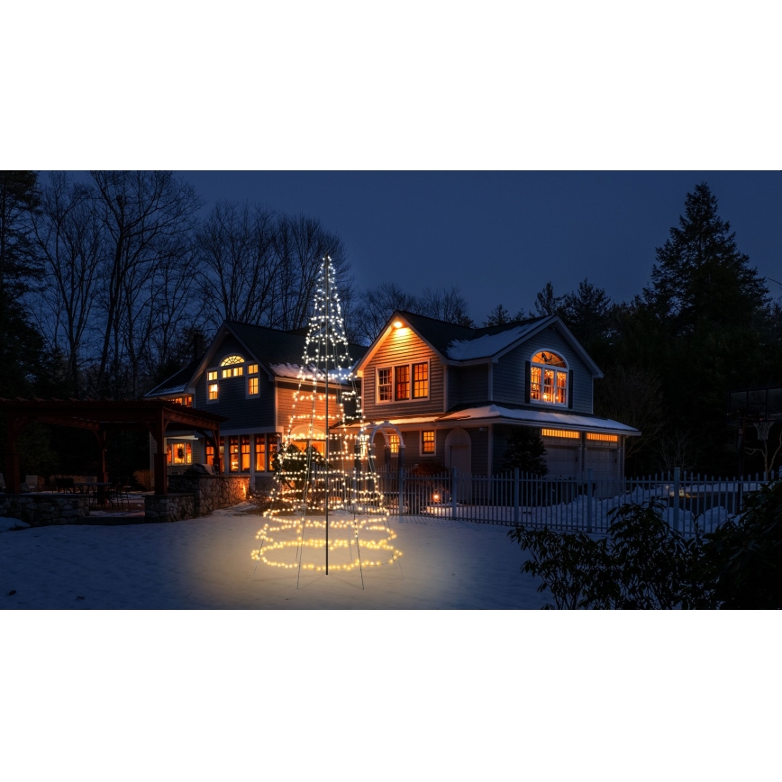 Twinkly - Przyciemniana choinka na zewnątrz LED RGBW LIGHT TREE 1000xLED 6 m IP44 Wi-Fi