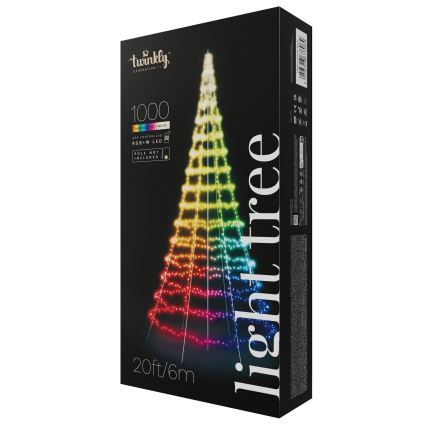 Twinkly - Przyciemniana choinka na zewnątrz LED RGBW LIGHT TREE 1000xLED 6 m IP44 Wi-Fi