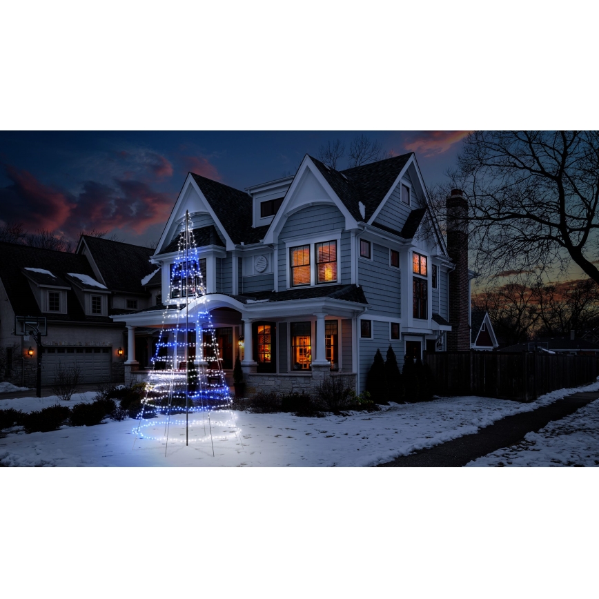 Twinkly - LED RGBW Ściemnialna zewnętrzna choinka świąteczna LIGHT TREE, 1000 diod LED, 6 m, IP44, Wi-Fi