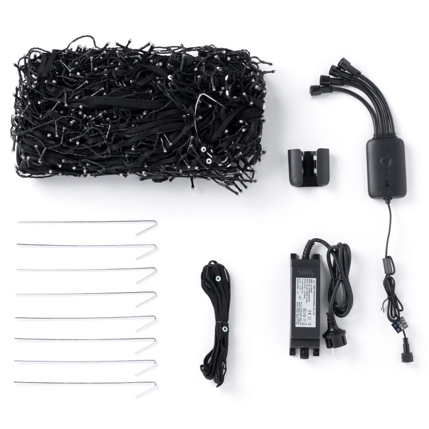 Twinkly - LED RGBW Ściemnialna zewnętrzna choinka świąteczna LIGHT TREE, 1000 diod LED, 6 m, IP44, Wi-Fi