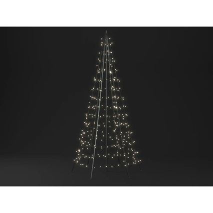 Twinkly - LED RGBW ściemnialna zewnętrzna choinka LIGHT TREE 300xLED 2m IP44 Wi-Fi