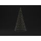 Twinkly - LED RGBW Ściemnialna zewnętrzna choinka bożonarodzeniowa LIGHT TREE 450xLED 3m IP44 Wi-Fi
