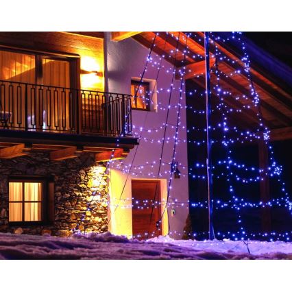 Twinkly - LED RGBW Ściemnialna zewnętrzna choinka bożonarodzeniowa LIGHT TREE 450xLED 3m IP44 Wi-Fi