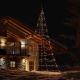 Twinkly - LED RGBW Ściemnialna zewnętrzna choinka bożonarodzeniowa LIGHT TREE 750xLED 4m IP44 Wi-Fi