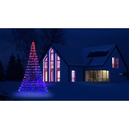 Twinkly - LED RGBW Ściemnialna zewnętrzna choinka bożonarodzeniowa LIGHT TREE 750xLED 4m IP44 Wi-Fi