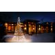 Twinkly - LED RGBW Ściemnialna zewnętrzna choinka bożonarodzeniowa LIGHT TREE 750xLED 4m IP44 Wi-Fi