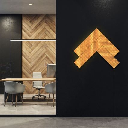 Twinkly - LED RGB Ściemnialny panel SQUARES 64xLED 16x16 cm Wi-Fi