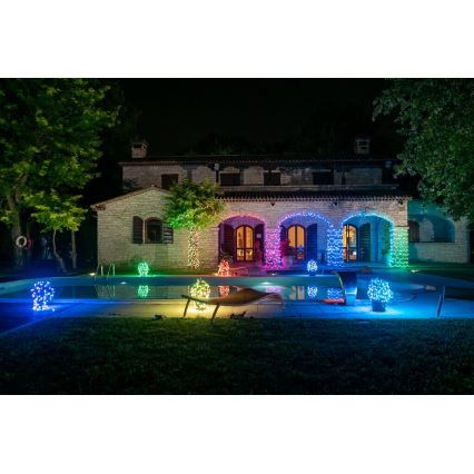 Twinkly - LED RGBW ściemnialny zewnętrzny łańcuch świąteczny STRINGS 250xLED 23,5m IP44 Wi-Fi