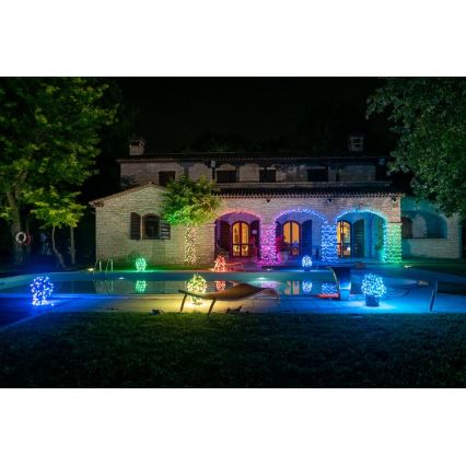 Twinkly - LED RGB Ściemnialny zewnętrzny łańcuch bożonarodzeniowy STRINGS 250xLED 23,5m IP44 Wi-Fi