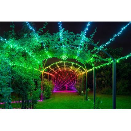 Twinkly - LED RGB Ściemnialny zewnętrzny łańcuch bożonarodzeniowy STRINGS 250xLED 23,5m IP44 Wi-Fi